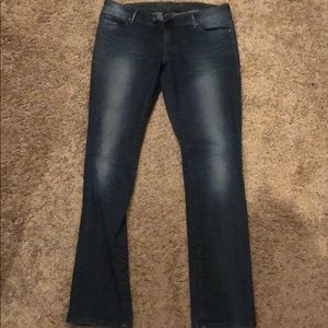 Delia’s Dark Skinny Straight Leg Jeans
